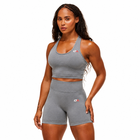 Grey Body Top and Shorts